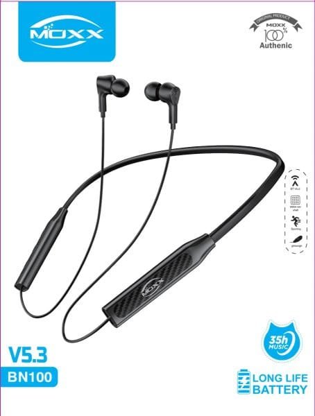 MOXX Wireless Neckband (BN-100) – Black